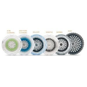 5 PACK DELICATE - Clarisonic Replacement Brush Heads (Multiple Types)